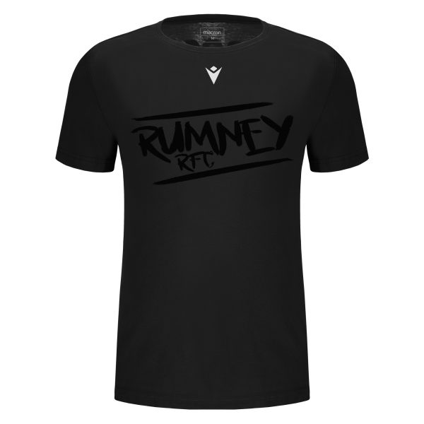 Rumney RFC - GRAPHIC tee 3 (Black) Kids