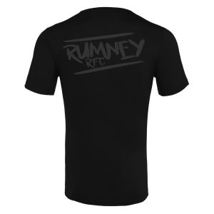 Rumney RFC – GRAPHIC tee 3 REVERSE (Black)