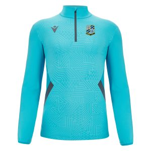 Rumney RFC – FRASER 1/4 zip top (Neon Blue)