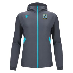 Rumney RFC – TIAMAT microfiber full zip hoody (Anthracite/Neon Blue)